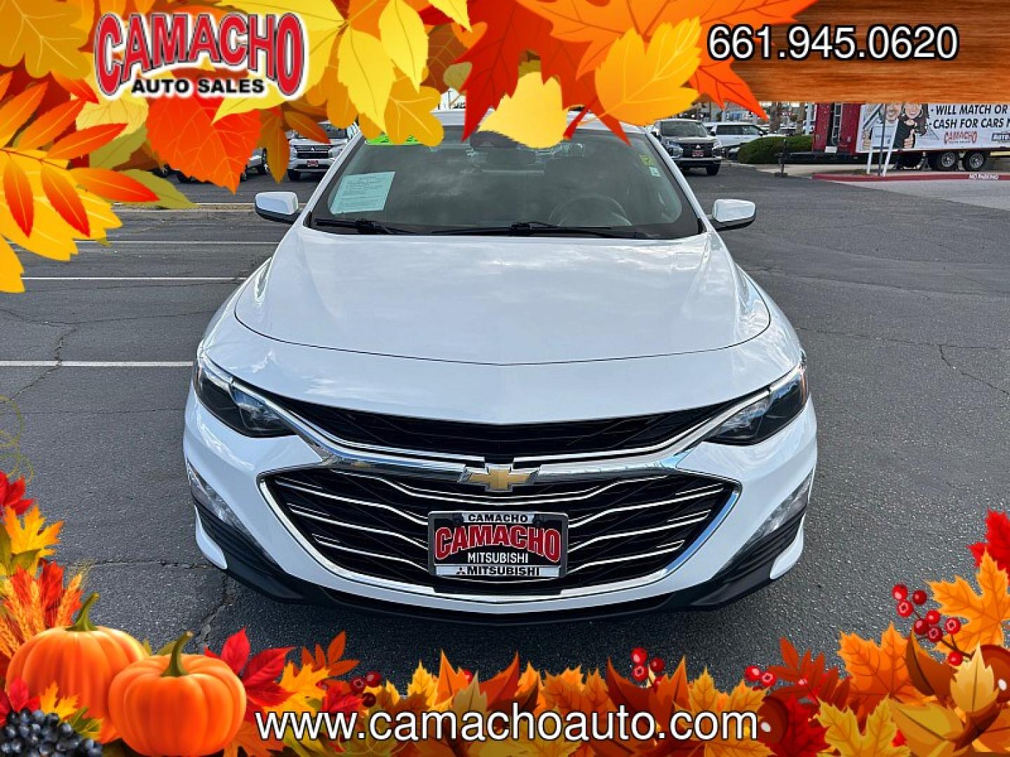 2023 WHITE Chevrolet Malibu (1G1ZD5STXPF) with an 4-Cyl Turbo 1.5 Liter engine, Automatic CVT transmission, located at 412 Auto Vista Drive, Palmdale, CA, 93551, (661) 945-0620, 34.592636, -118.136681- Photo#1