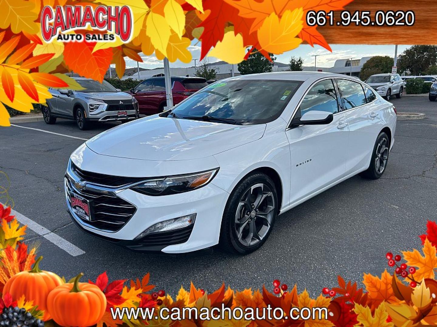 2023 WHITE Chevrolet Malibu (1G1ZD5STXPF) with an 4-Cyl Turbo 1.5 Liter engine, Automatic CVT transmission, located at 412 Auto Vista Drive, Palmdale, CA, 93551, (661) 945-0620, 34.592636, -118.136681- Photo#2