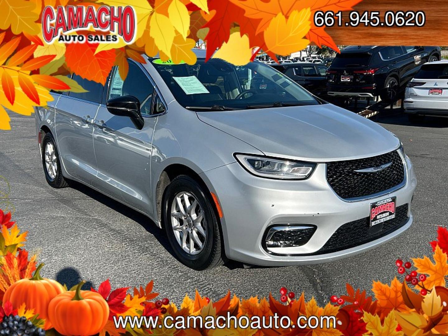 2024 Silver Chrysler Pacifica (2C4RC1BG9RR) with an V6 3.6 Liter engine, Automatic 9-Spd transmission, located at 412 Auto Vista Drive, Palmdale, CA, 93551, (661) 945-0620, 34.592636, -118.136681- Photo#0