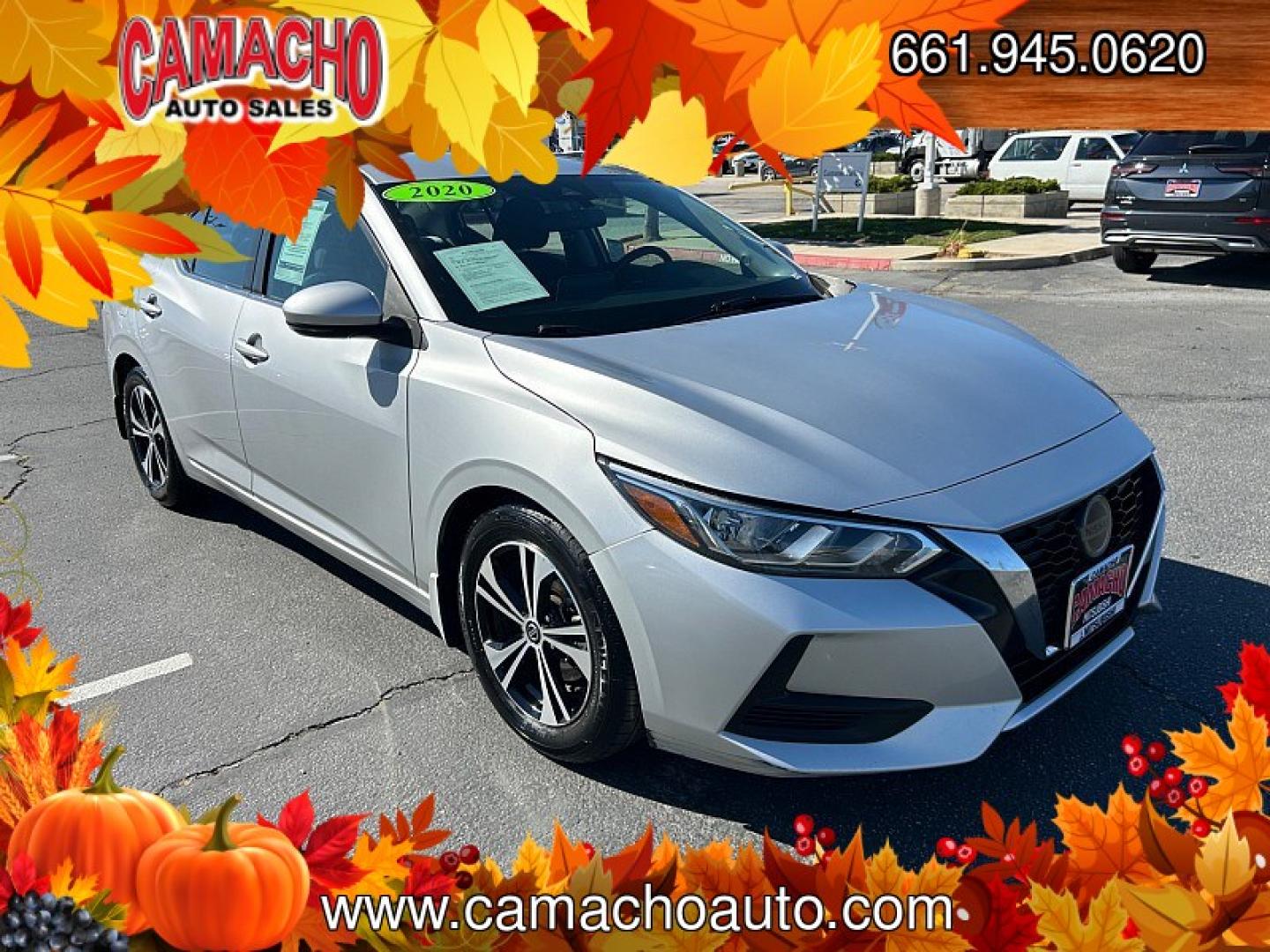 2020 GRAY Nissan Sentra (3N1AB8CV7LY) with an 4-Cyl 2.0 Liter engine, Automatic CVT w/Xtronic transmission, located at 412 Auto Vista Drive, Palmdale, CA, 93551, (661) 945-0620, 34.592636, -118.136681- Photo#0