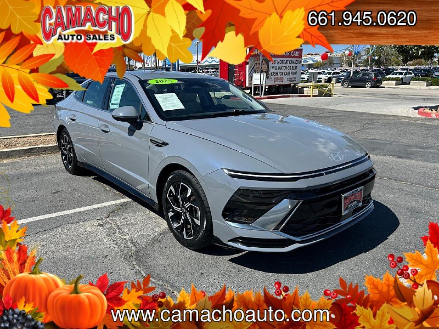 2025 Blue Hyundai Sonata (KMHL64JA8SA) with an 4-Cyl 2.5 Liter engine, Automatic 8-Spd transmission, located at 412 Auto Vista Drive, Palmdale, CA, 93551, (661) 945-0620, 34.592636, -118.136681- Photo#0