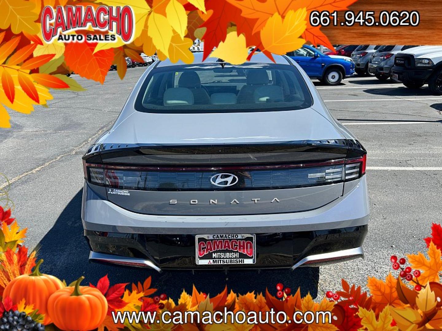 2025 Blue Hyundai Sonata (KMHL64JA8SA) with an 4-Cyl 2.5 Liter engine, Automatic 8-Spd transmission, located at 412 Auto Vista Drive, Palmdale, CA, 93551, (661) 945-0620, 34.592636, -118.136681- Photo#5