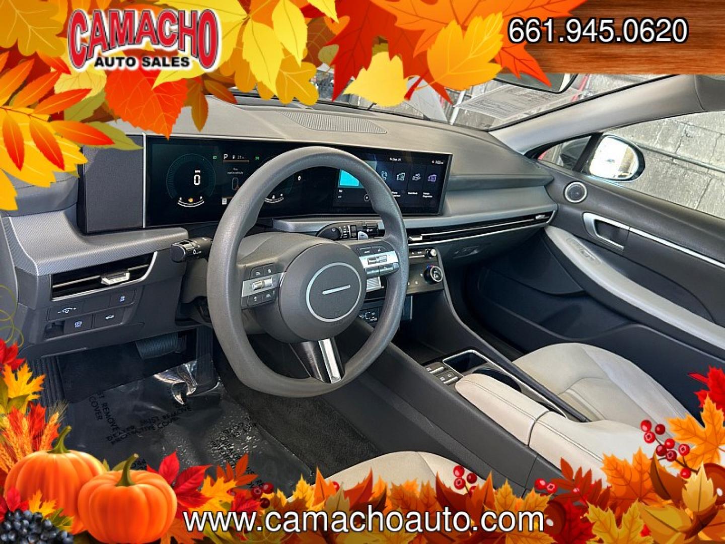 2025 Blue Hyundai Sonata (KMHL64JA8SA) with an 4-Cyl 2.5 Liter engine, Automatic 8-Spd transmission, located at 412 Auto Vista Drive, Palmdale, CA, 93551, (661) 945-0620, 34.592636, -118.136681- Photo#17