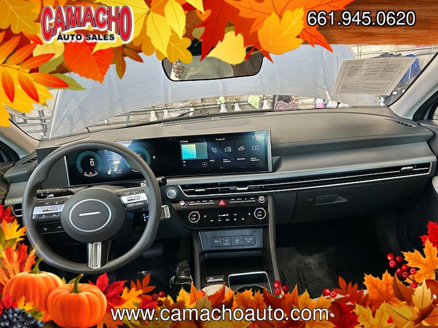 2025 Blue Hyundai Sonata (KMHL64JA8SA) with an 4-Cyl 2.5 Liter engine, Automatic 8-Spd transmission, located at 412 Auto Vista Drive, Palmdale, CA, 93551, (661) 945-0620, 34.592636, -118.136681- Photo#18