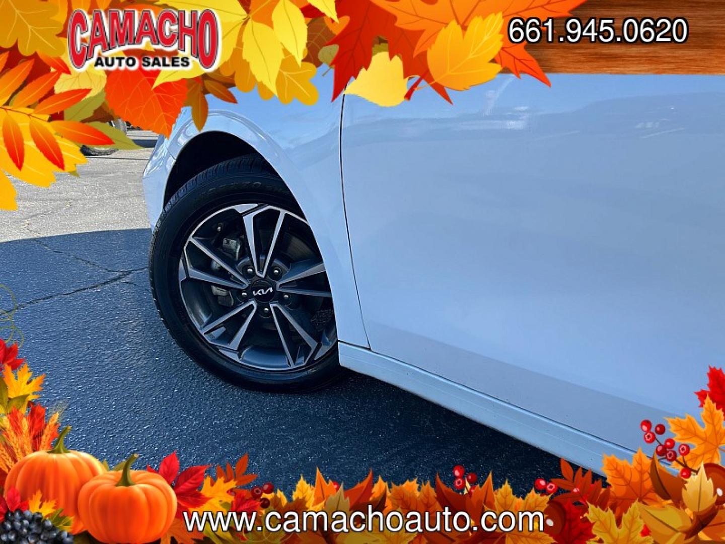 2022 WHITE Kia Forte (3KPF24AD8NE) with an 4-Cyl 2.0 Liter engine, Automatic IVT transmission, located at 412 Auto Vista Drive, Palmdale, CA, 93551, (661) 945-0620, 34.592636, -118.136681- Photo#15