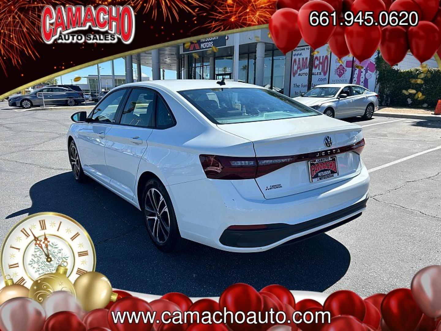 2025 WHITE Volkswagen Jetta (3VWBX7BU6SM) with an 4-Cyl Turbo 1.5 Liter engine, Automatic 8-Spd transmission, located at 412 Auto Vista Drive, Palmdale, CA, 93551, (661) 945-0620, 34.592636, -118.136681- Photo#6