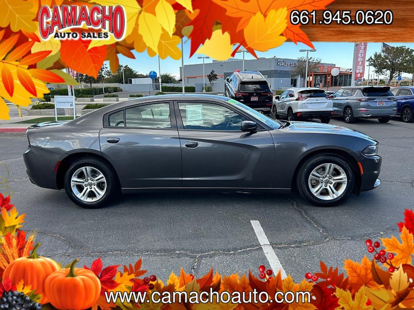 2022 GRAY Dodge Charger (2C3CDXBG4NH) with an V6 3.6 Liter engine, Automatic 8-Spd w/AutoStick transmission, located at 412 Auto Vista Drive, Palmdale, CA, 93551, (661) 945-0620, 34.592636, -118.136681- Photo#3