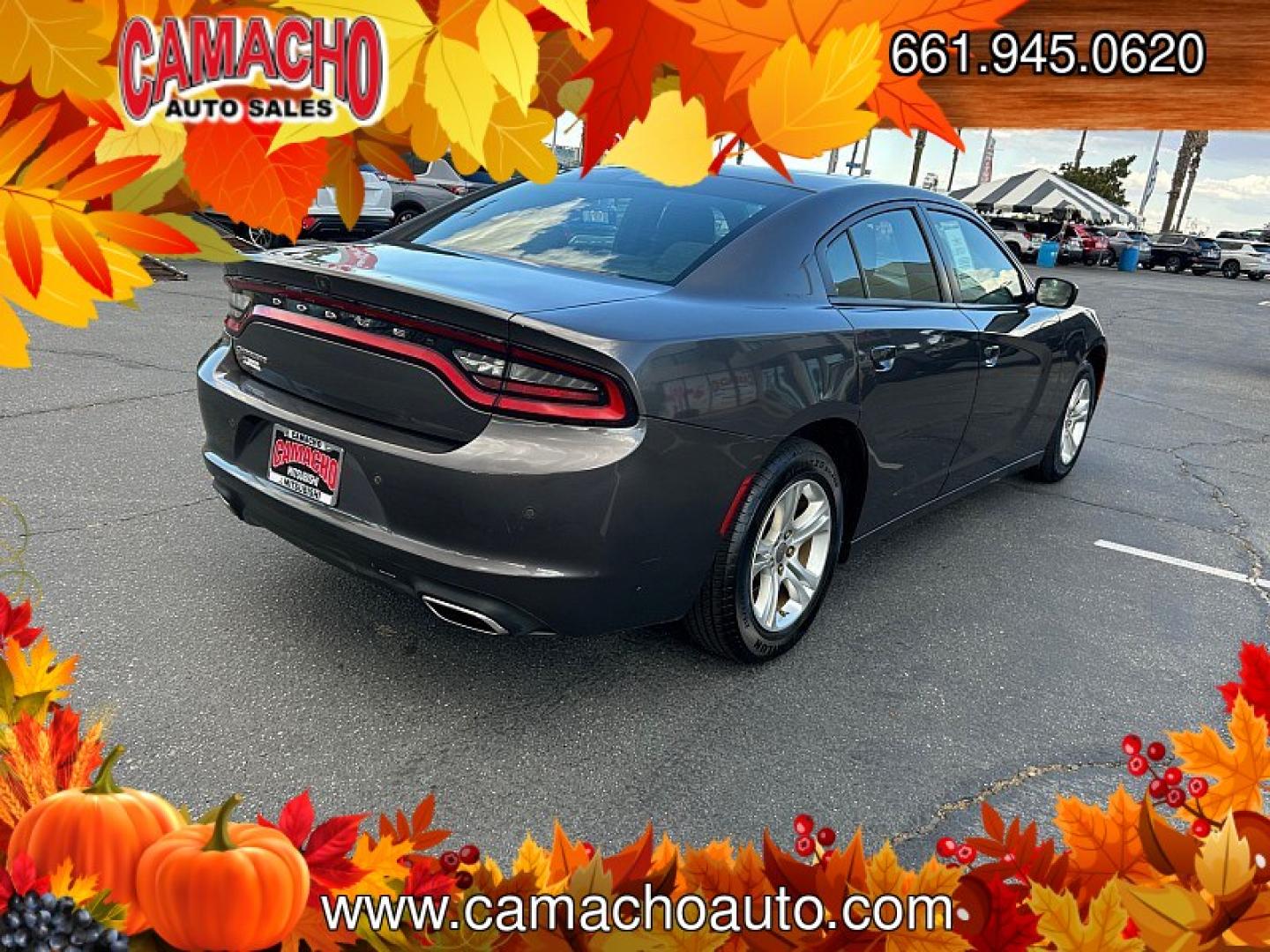 2022 GRAY Dodge Charger (2C3CDXBG4NH) with an V6 3.6 Liter engine, Automatic 8-Spd w/AutoStick transmission, located at 412 Auto Vista Drive, Palmdale, CA, 93551, (661) 945-0620, 34.592636, -118.136681- Photo#4