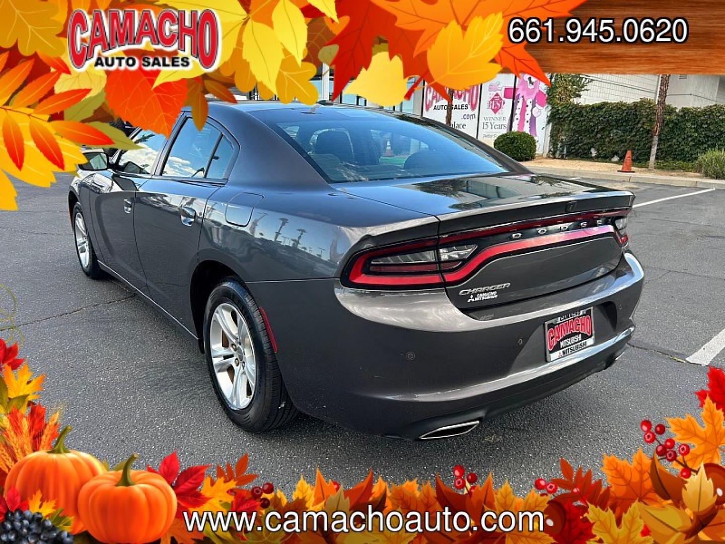 2022 GRAY Dodge Charger (2C3CDXBG4NH) with an V6 3.6 Liter engine, Automatic 8-Spd w/AutoStick transmission, located at 412 Auto Vista Drive, Palmdale, CA, 93551, (661) 945-0620, 34.592636, -118.136681- Photo#6