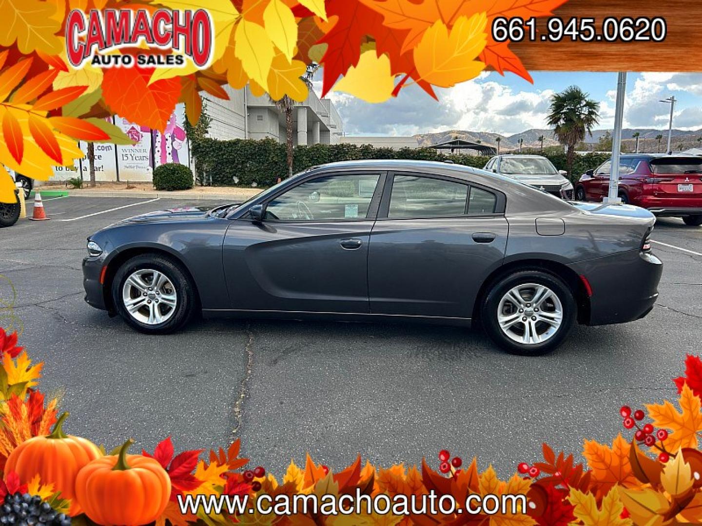 2022 GRAY Dodge Charger (2C3CDXBG4NH) with an V6 3.6 Liter engine, Automatic 8-Spd w/AutoStick transmission, located at 412 Auto Vista Drive, Palmdale, CA, 93551, (661) 945-0620, 34.592636, -118.136681- Photo#7