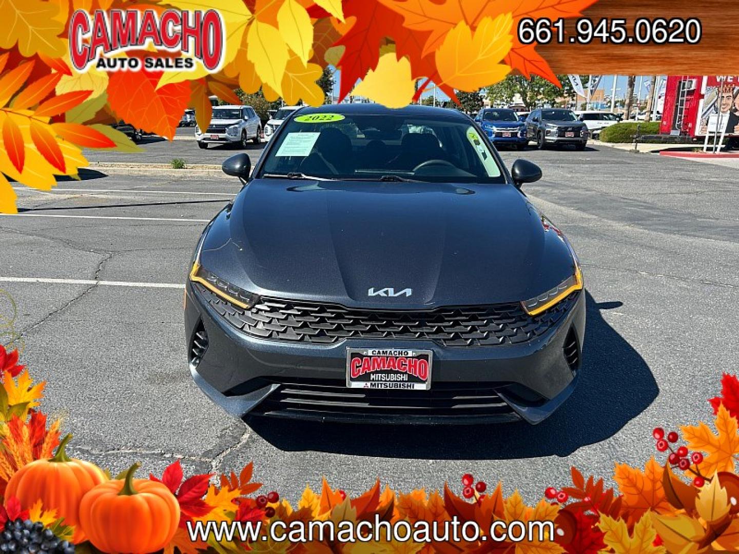 2022 GRAY Kia K5 (5XXG14J25NG) with an 4-Cyl Turbo 1.6 Liter engine, Automatic 8-Spd transmission, located at 412 Auto Vista Drive, Palmdale, CA, 93551, (661) 945-0620, 34.592636, -118.136681- Photo#1