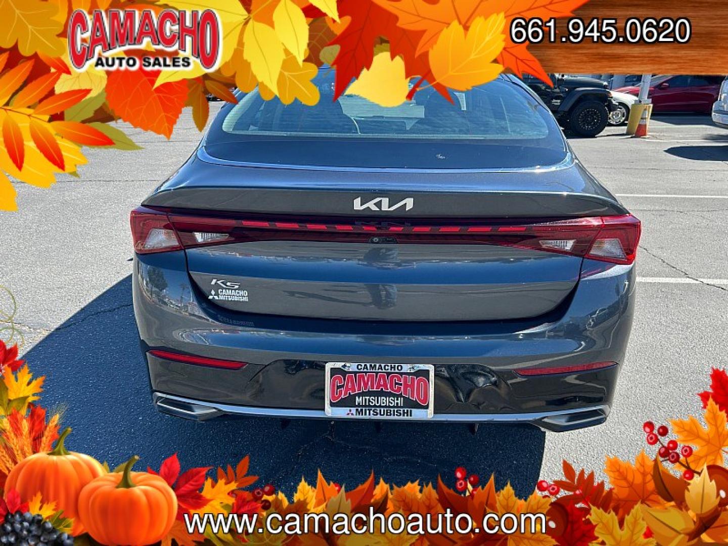 2022 GRAY Kia K5 (5XXG14J25NG) with an 4-Cyl Turbo 1.6 Liter engine, Automatic 8-Spd transmission, located at 412 Auto Vista Drive, Palmdale, CA, 93551, (661) 945-0620, 34.592636, -118.136681- Photo#5