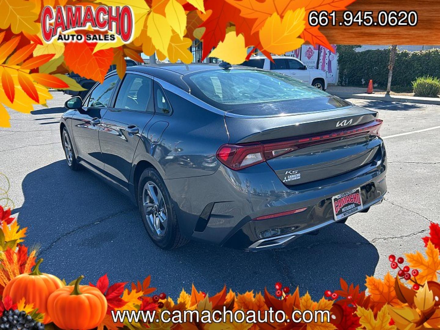 2022 GRAY Kia K5 (5XXG14J25NG) with an 4-Cyl Turbo 1.6 Liter engine, Automatic 8-Spd transmission, located at 412 Auto Vista Drive, Palmdale, CA, 93551, (661) 945-0620, 34.592636, -118.136681- Photo#6