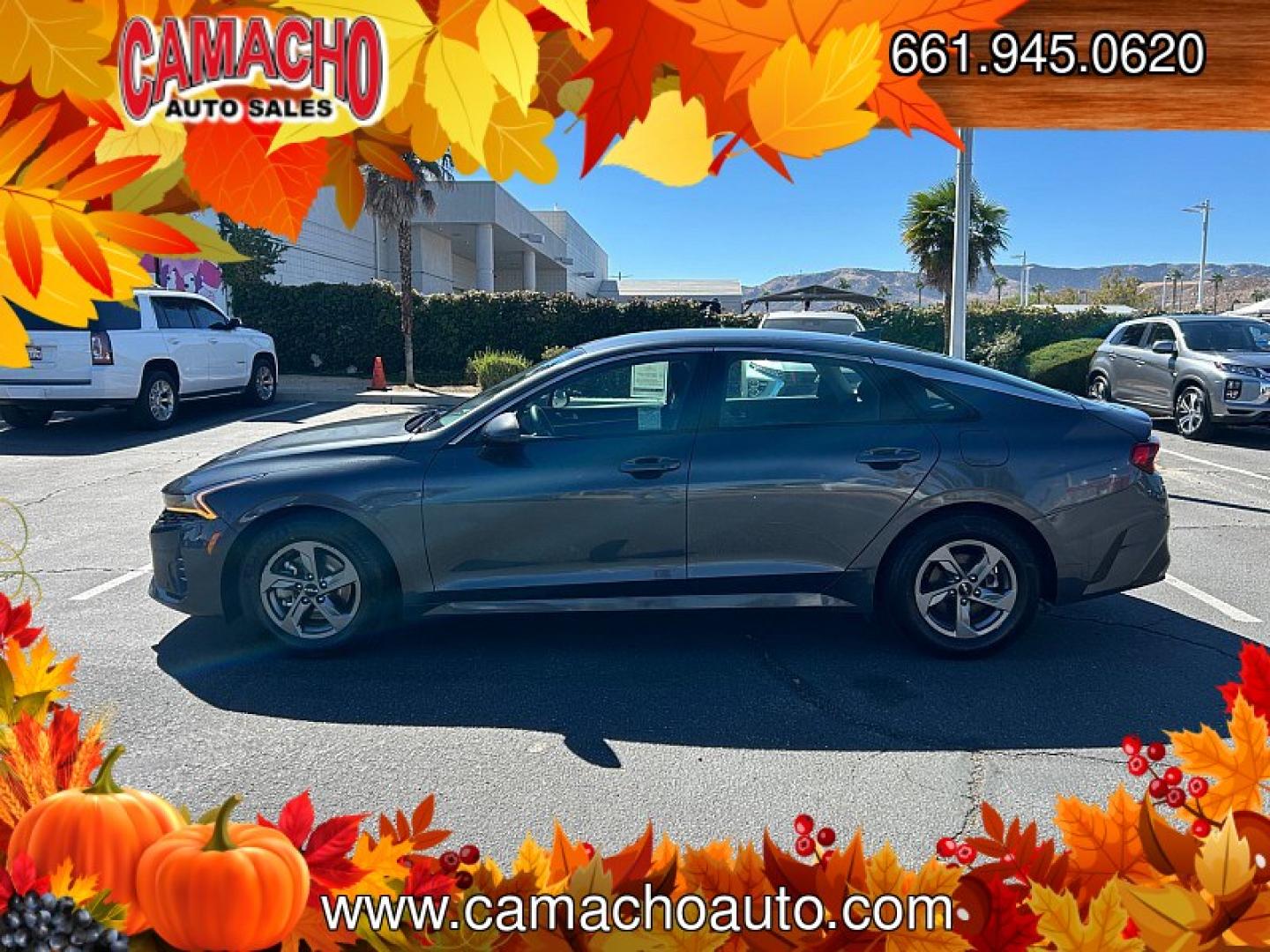 2022 GRAY Kia K5 (5XXG14J25NG) with an 4-Cyl Turbo 1.6 Liter engine, Automatic 8-Spd transmission, located at 412 Auto Vista Drive, Palmdale, CA, 93551, (661) 945-0620, 34.592636, -118.136681- Photo#7