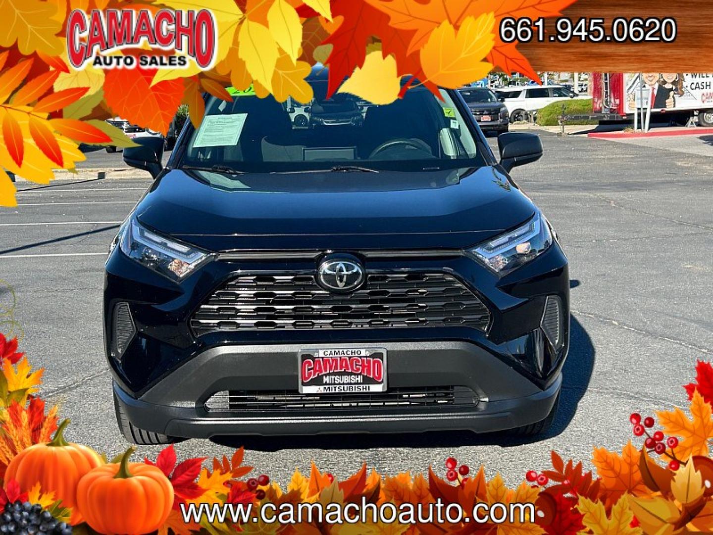 2025 BLACK Toyota RAV4 (2T3F1RFV1SC) with an 4-Cyl 2.5 Liter engine, Automatic 8-Spd w/Direct transmission, located at 412 Auto Vista Drive, Palmdale, CA, 93551, (661) 945-0620, 34.592636, -118.136681- Photo#1