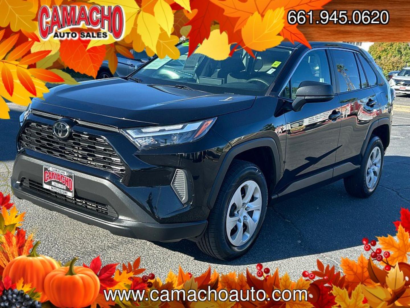 2025 BLACK Toyota RAV4 (2T3F1RFV1SC) with an 4-Cyl 2.5 Liter engine, Automatic 8-Spd w/Direct transmission, located at 412 Auto Vista Drive, Palmdale, CA, 93551, (661) 945-0620, 34.592636, -118.136681- Photo#2