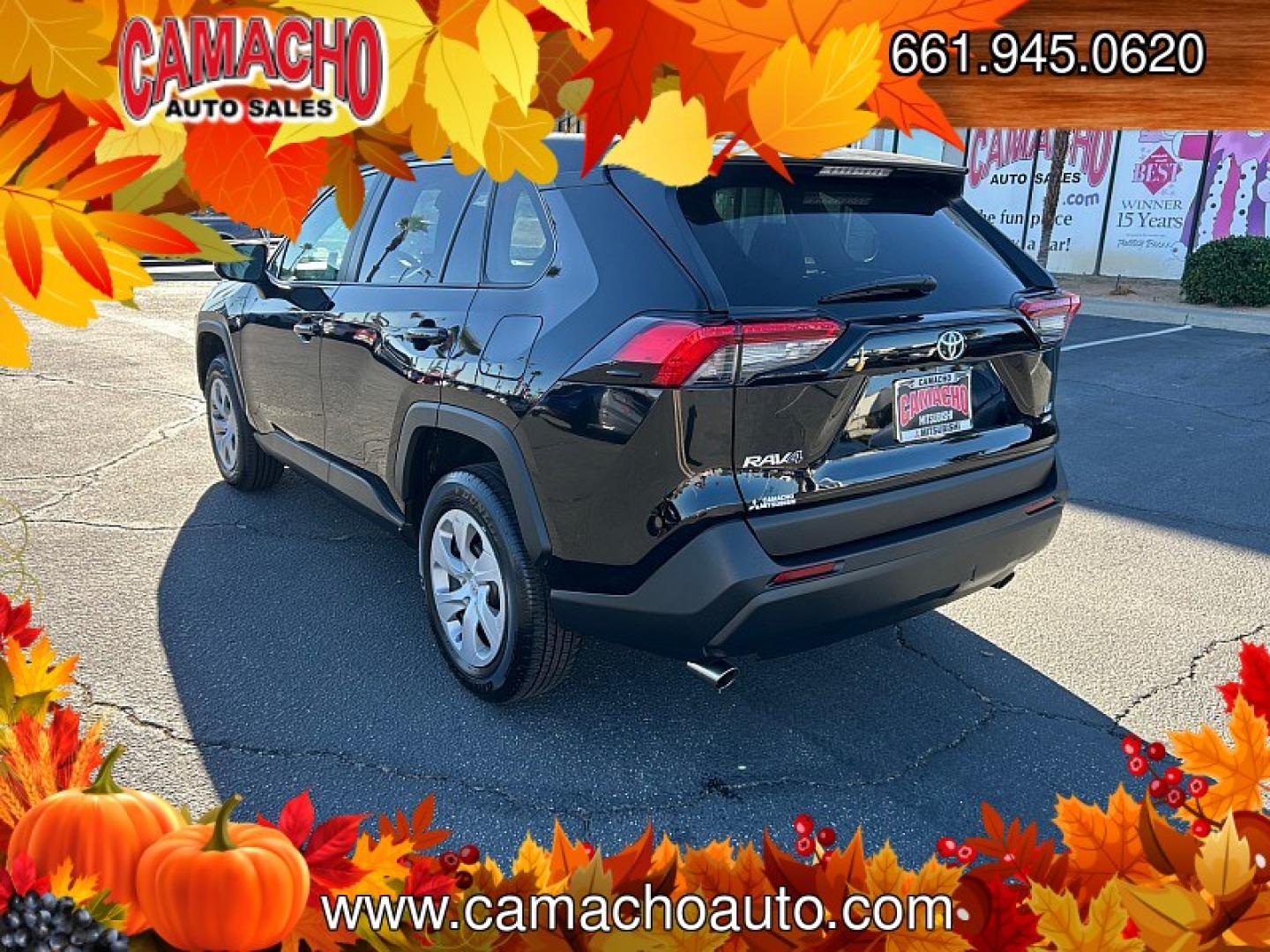 2025 BLACK Toyota RAV4 (2T3F1RFV1SC) with an 4-Cyl 2.5 Liter engine, Automatic 8-Spd w/Direct transmission, located at 412 Auto Vista Drive, Palmdale, CA, 93551, (661) 945-0620, 34.592636, -118.136681- Photo#6