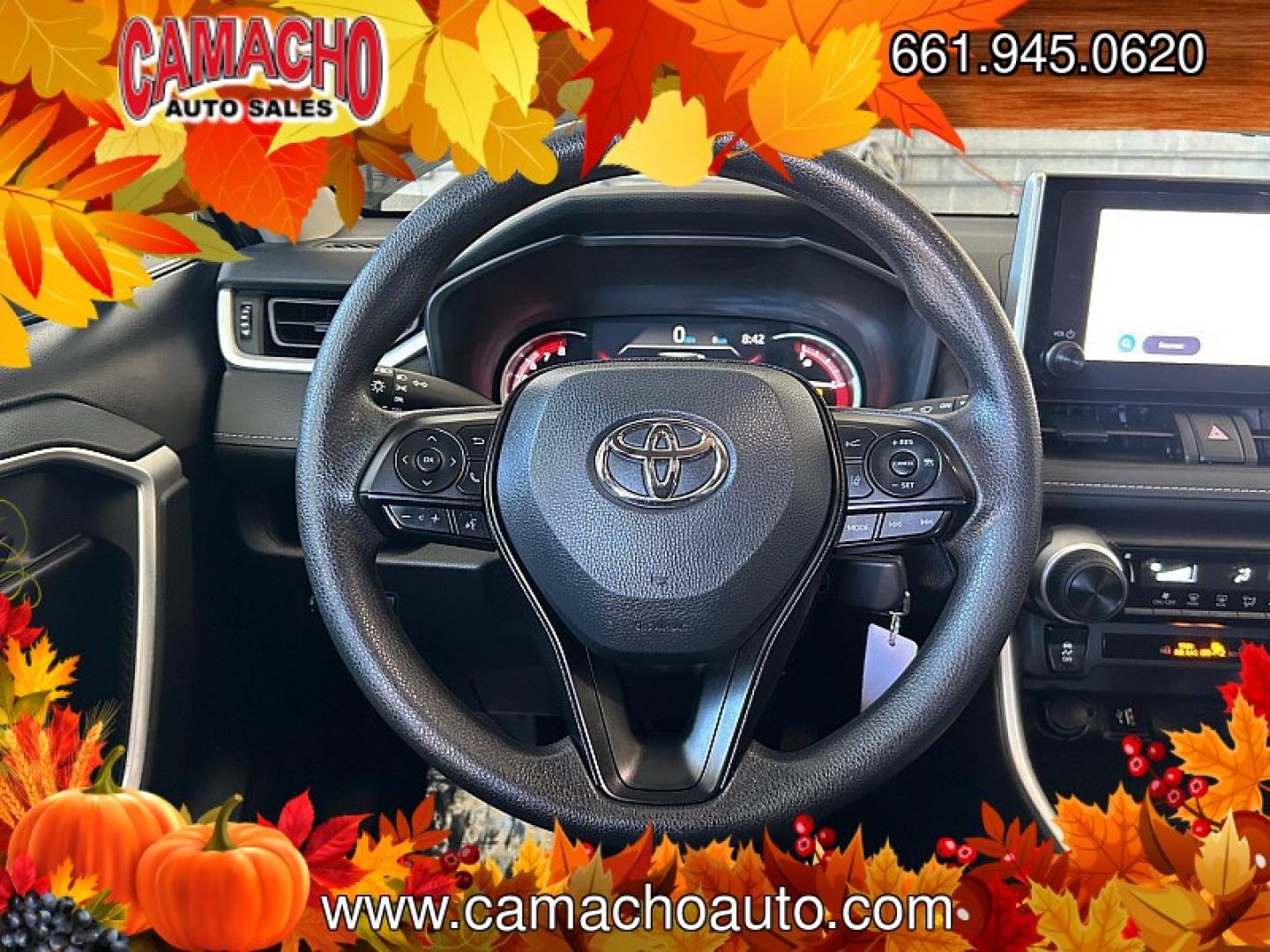 2025 BLACK Toyota RAV4 (2T3F1RFV1SC) with an 4-Cyl 2.5 Liter engine, Automatic 8-Spd w/Direct transmission, located at 412 Auto Vista Drive, Palmdale, CA, 93551, (661) 945-0620, 34.592636, -118.136681- Photo#13