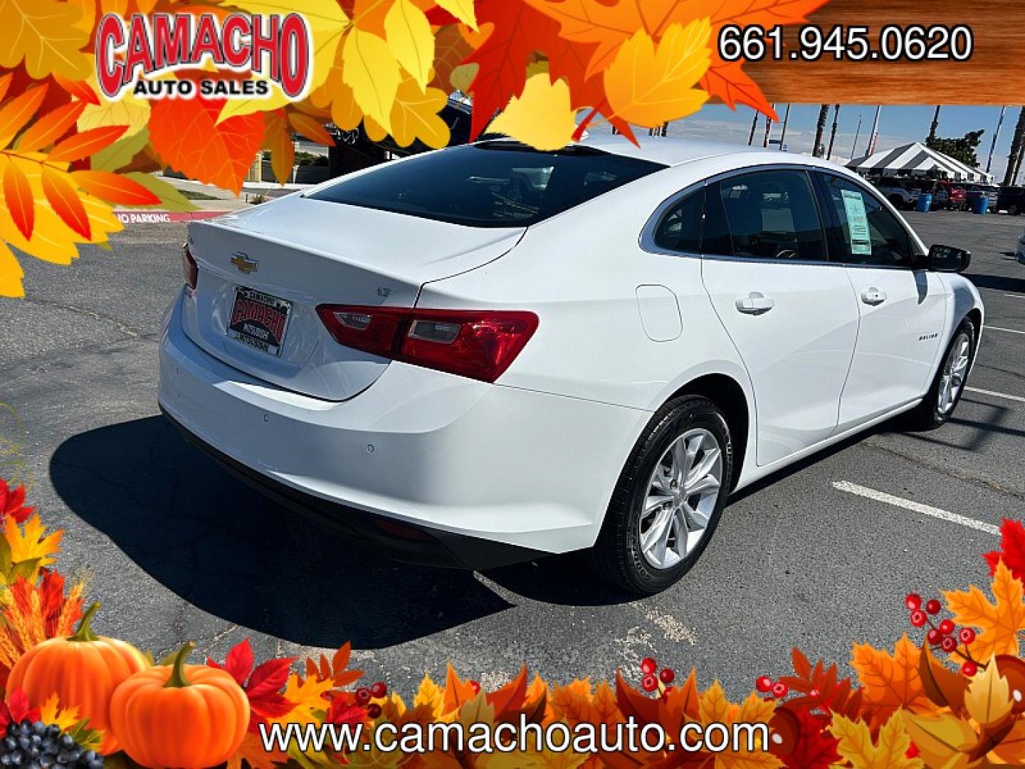 2025 White Chevrolet Malibu (1G1ZD5ST7SF) with an 4-Cyl Turbo 1.5 Liter engine, Automatic CVT transmission, located at 412 Auto Vista Drive, Palmdale, CA, 93551, (661) 945-0620, 34.592636, -118.136681- Photo#2