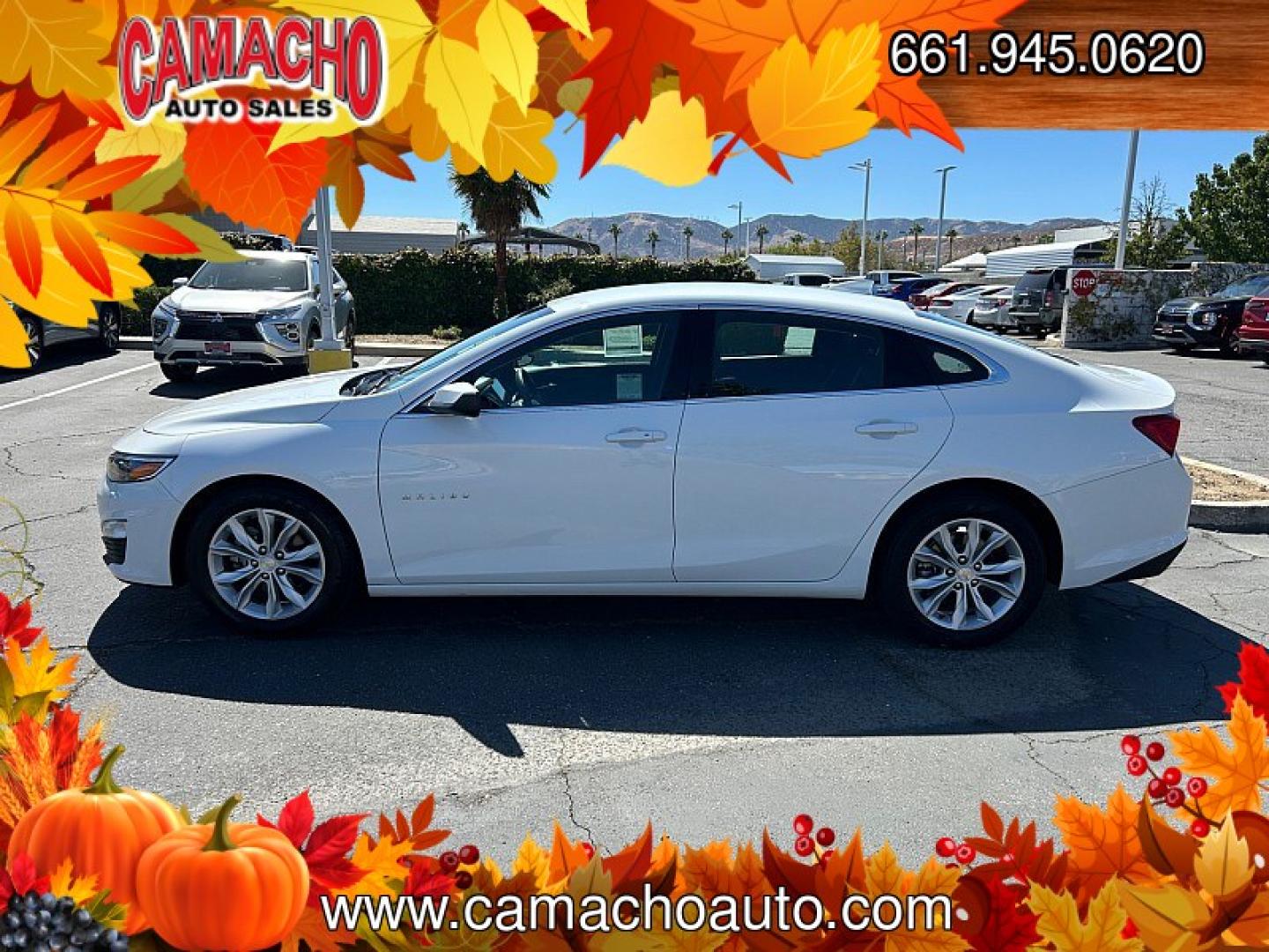 2025 White Chevrolet Malibu (1G1ZD5ST7SF) with an 4-Cyl Turbo 1.5 Liter engine, Automatic CVT transmission, located at 412 Auto Vista Drive, Palmdale, CA, 93551, (661) 945-0620, 34.592636, -118.136681- Photo#5
