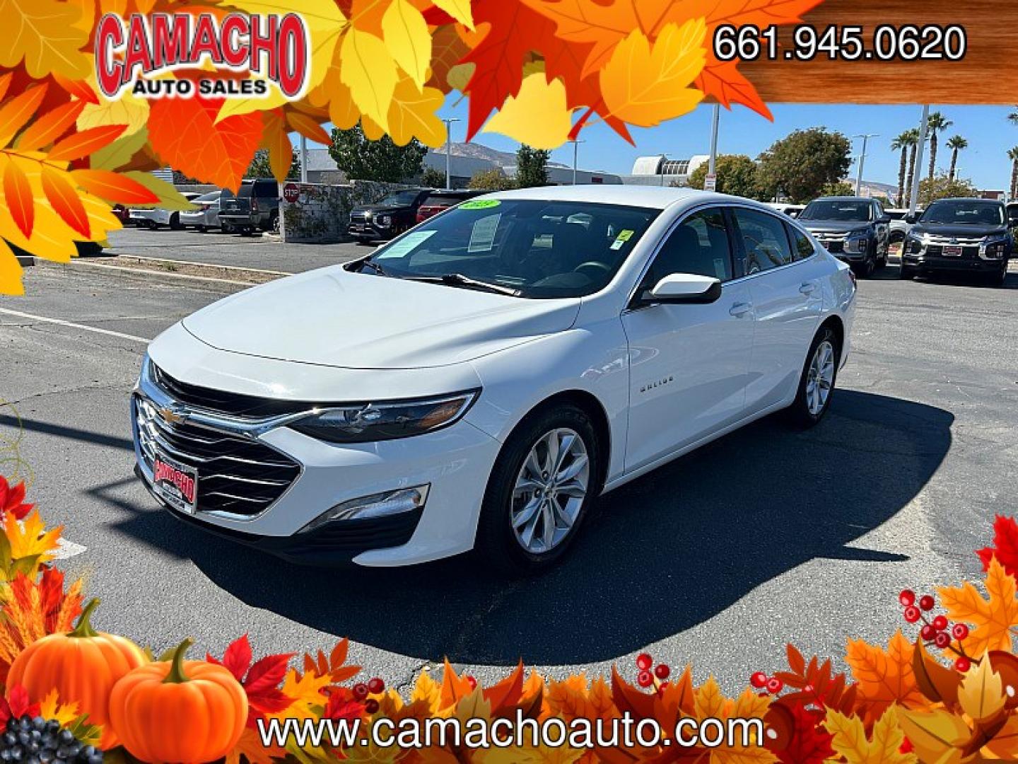 2025 White Chevrolet Malibu (1G1ZD5ST7SF) with an 4-Cyl Turbo 1.5 Liter engine, Automatic CVT transmission, located at 412 Auto Vista Drive, Palmdale, CA, 93551, (661) 945-0620, 34.592636, -118.136681- Photo#6