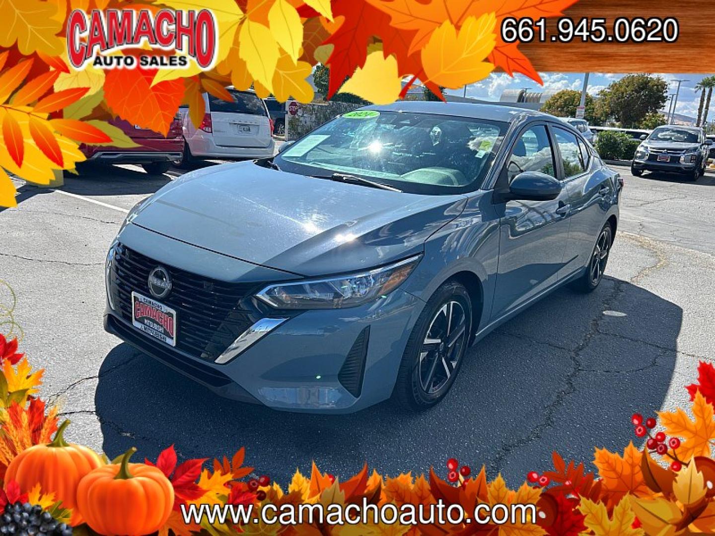 2024 GRAY Nissan Sentra (3N1AB8CVXRY) with an 4-Cyl 2.0 Liter engine, Automatic CVT w/Xtronic transmission, located at 412 Auto Vista Drive, Palmdale, CA, 93551, (661) 945-0620, 34.592636, -118.136681- Photo#2