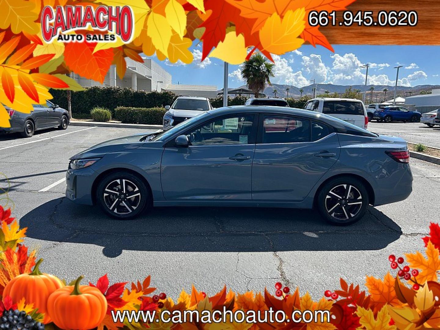 2024 GRAY Nissan Sentra (3N1AB8CVXRY) with an 4-Cyl 2.0 Liter engine, Automatic CVT w/Xtronic transmission, located at 412 Auto Vista Drive, Palmdale, CA, 93551, (661) 945-0620, 34.592636, -118.136681- Photo#3