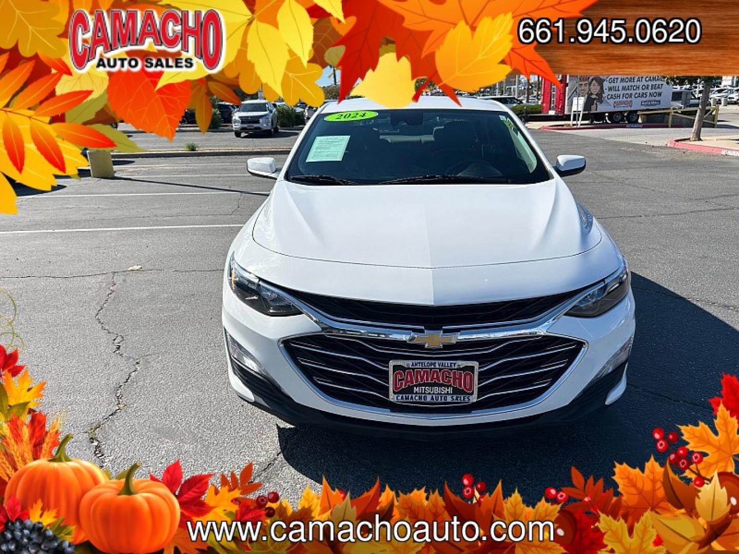 2024 White Chevrolet Malibu (1G1ZD5STXRF) with an 4-Cyl Turbo 1.5 Liter engine, Automatic CVT transmission, located at 412 Auto Vista Drive, Palmdale, CA, 93551, (661) 945-0620, 34.592636, -118.136681- Photo#1