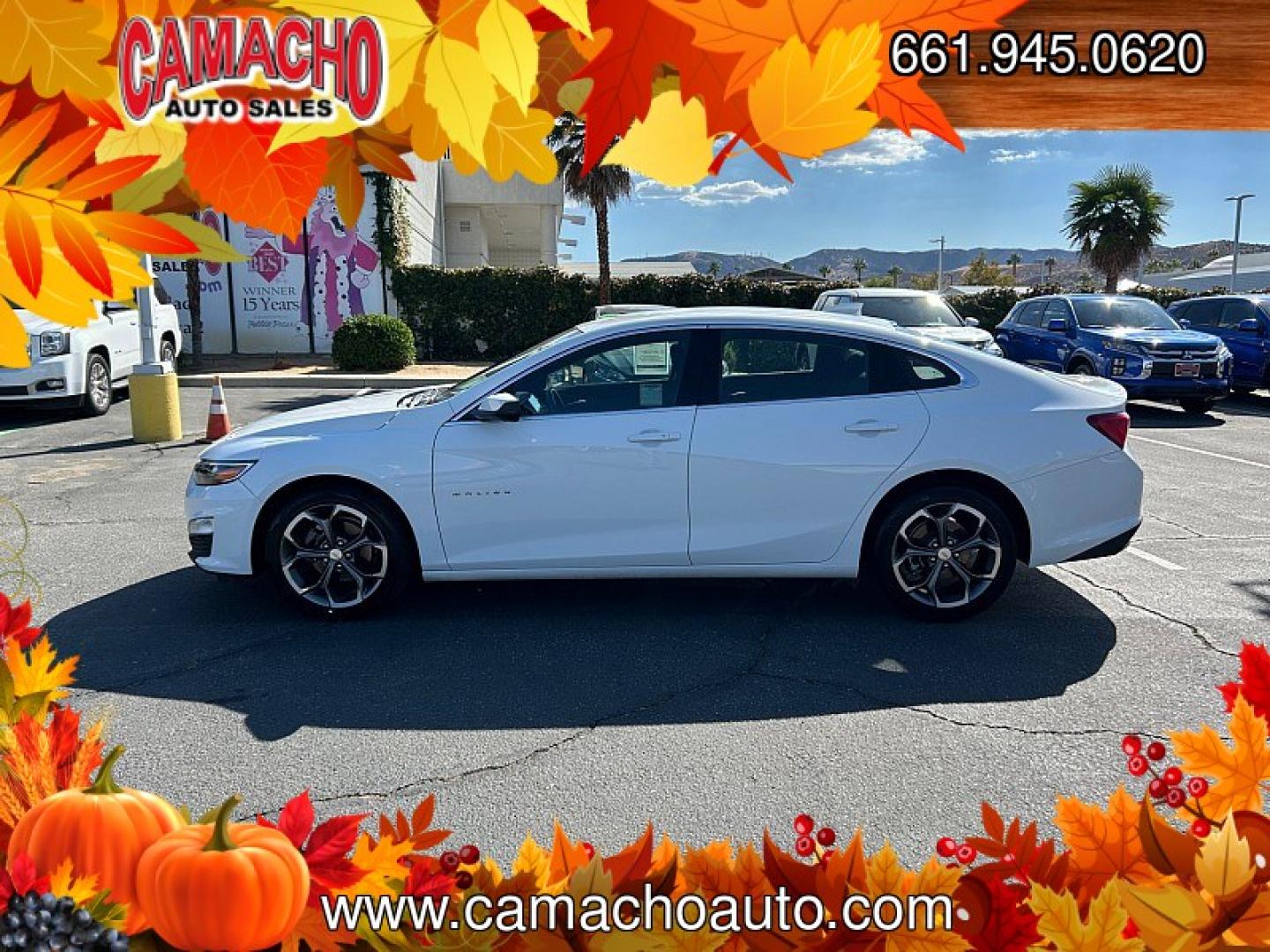 2024 White Chevrolet Malibu (1G1ZD5STXRF) with an 4-Cyl Turbo 1.5 Liter engine, Automatic CVT transmission, located at 412 Auto Vista Drive, Palmdale, CA, 93551, (661) 945-0620, 34.592636, -118.136681- Photo#3