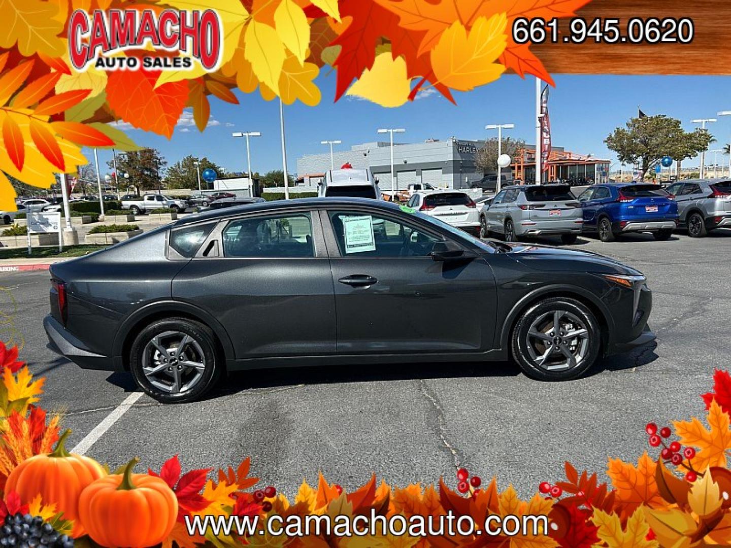 2025 Gray Kia K4 (3KPFT4DEXSE) with an 4-Cyl 2.0 Liter engine, Automatic IVT transmission, located at 412 Auto Vista Drive, Palmdale, CA, 93551, (661) 945-0620, 34.592636, -118.136681- Photo#27