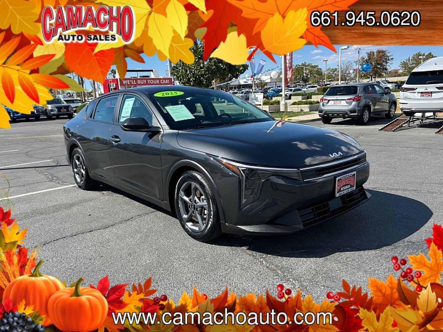 2025 Gray Kia K4 (3KPFT4DEXSE) with an 4-Cyl 2.0 Liter engine, Automatic IVT transmission, located at 412 Auto Vista Drive, Palmdale, CA, 93551, (661) 945-0620, 34.592636, -118.136681- Photo#30