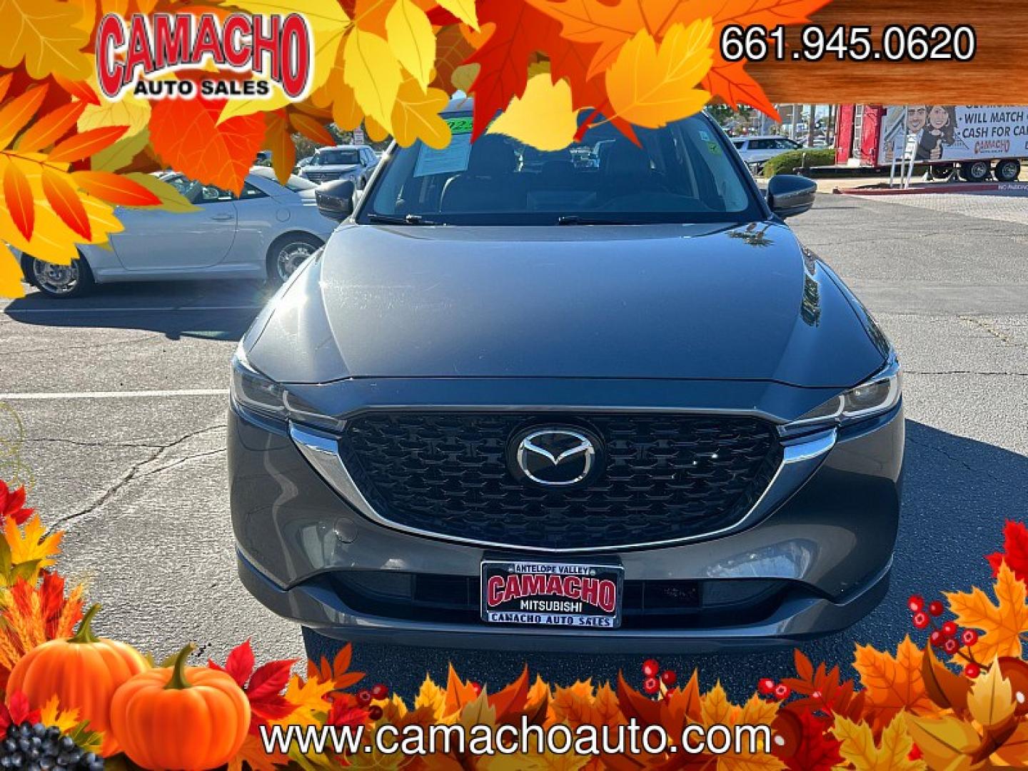 2025 GRAY Mazda CX-5 (JM3KFBCLXS0) with an 4-Cyl 2.5 Liter engine, Automatic 6-Spd transmission, located at 412 Auto Vista Drive, Palmdale, CA, 93551, (661) 945-0620, 34.592636, -118.136681- Photo#1