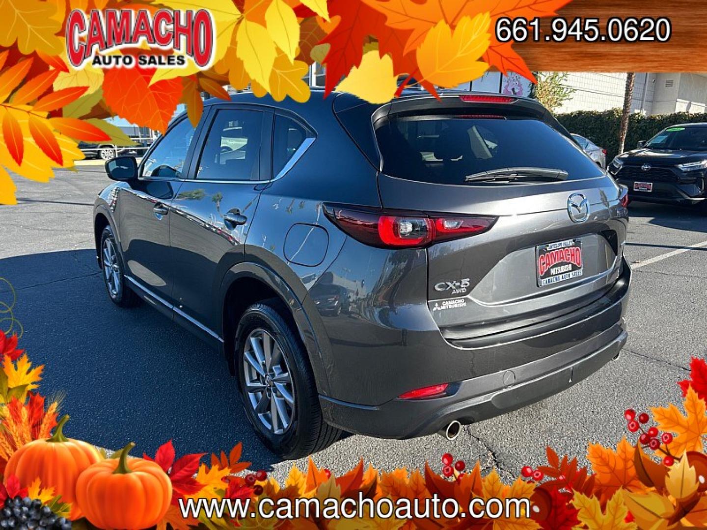 2025 GRAY Mazda CX-5 (JM3KFBCLXS0) with an 4-Cyl 2.5 Liter engine, Automatic 6-Spd transmission, located at 412 Auto Vista Drive, Palmdale, CA, 93551, (661) 945-0620, 34.592636, -118.136681- Photo#4
