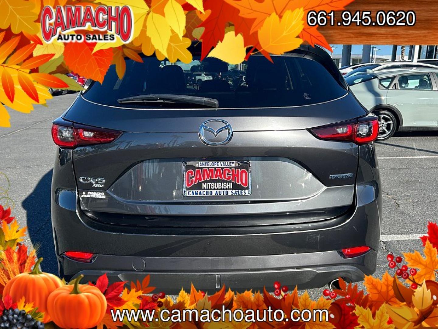 2025 GRAY Mazda CX-5 (JM3KFBCLXS0) with an 4-Cyl 2.5 Liter engine, Automatic 6-Spd transmission, located at 412 Auto Vista Drive, Palmdale, CA, 93551, (661) 945-0620, 34.592636, -118.136681- Photo#5
