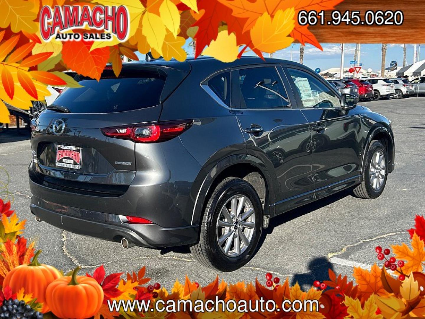2025 GRAY Mazda CX-5 (JM3KFBCLXS0) with an 4-Cyl 2.5 Liter engine, Automatic 6-Spd transmission, located at 412 Auto Vista Drive, Palmdale, CA, 93551, (661) 945-0620, 34.592636, -118.136681- Photo#7