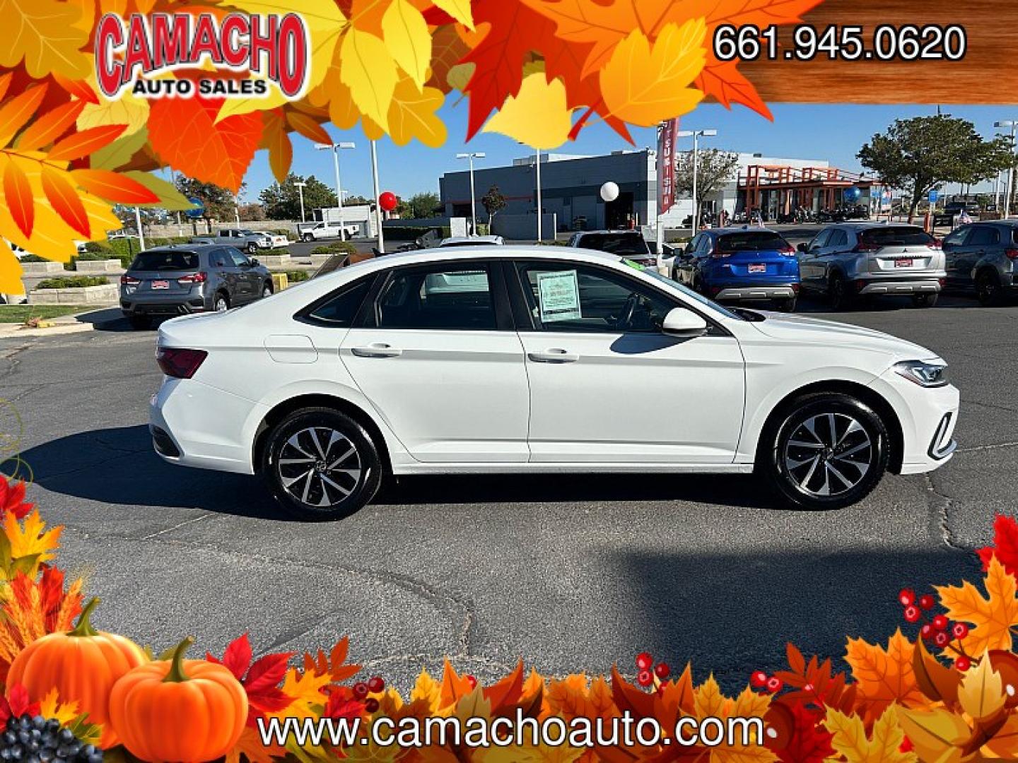 2025 WHITE Volkswagen Jetta (3VW5X7BU1SM) with an 4-Cyl Turbo 1.5 Liter engine, Automatic 8-Spd transmission, located at 412 Auto Vista Drive, Palmdale, CA, 93551, (661) 945-0620, 34.592636, -118.136681- Photo#4