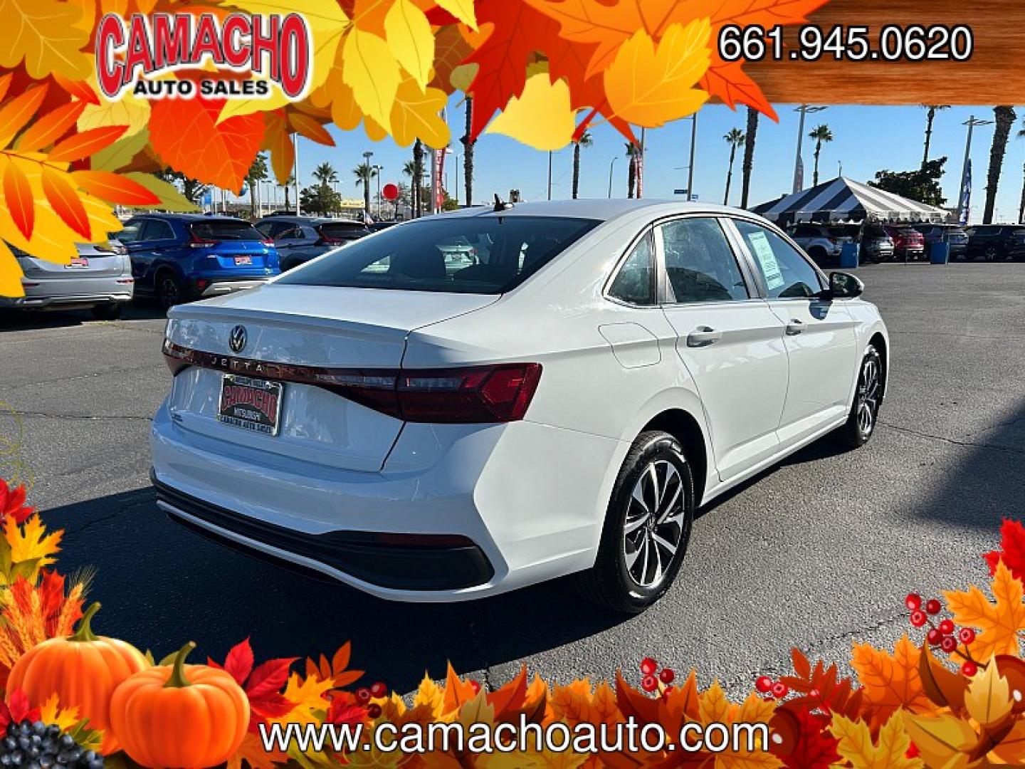 2025 WHITE Volkswagen Jetta (3VW5X7BU1SM) with an 4-Cyl Turbo 1.5 Liter engine, Automatic 8-Spd transmission, located at 412 Auto Vista Drive, Palmdale, CA, 93551, (661) 945-0620, 34.592636, -118.136681- Photo#5