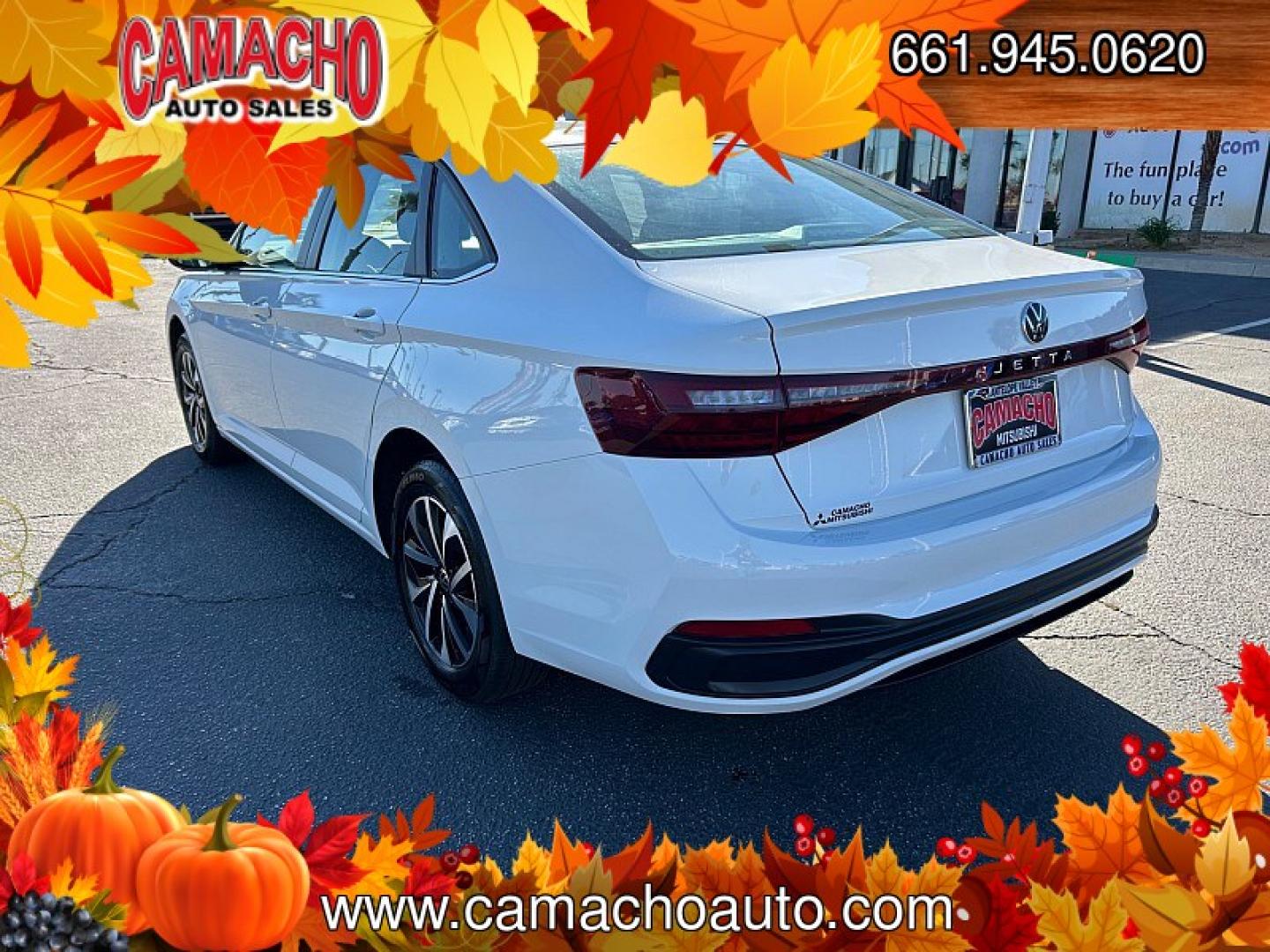 2025 WHITE Volkswagen Jetta (3VW5X7BU1SM) with an 4-Cyl Turbo 1.5 Liter engine, Automatic 8-Spd transmission, located at 412 Auto Vista Drive, Palmdale, CA, 93551, (661) 945-0620, 34.592636, -118.136681- Photo#7