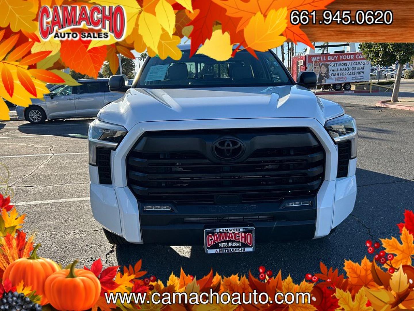 2024 WHITE Toyota Tundra 4WD (5TFLA5DA1RX) with an V6 Twin Turbo 3.4 Liter engine, Automatic 10-Spd transmission, located at 412 Auto Vista Drive, Palmdale, CA, 93551, (661) 945-0620, 34.592636, -118.136681- Photo#1