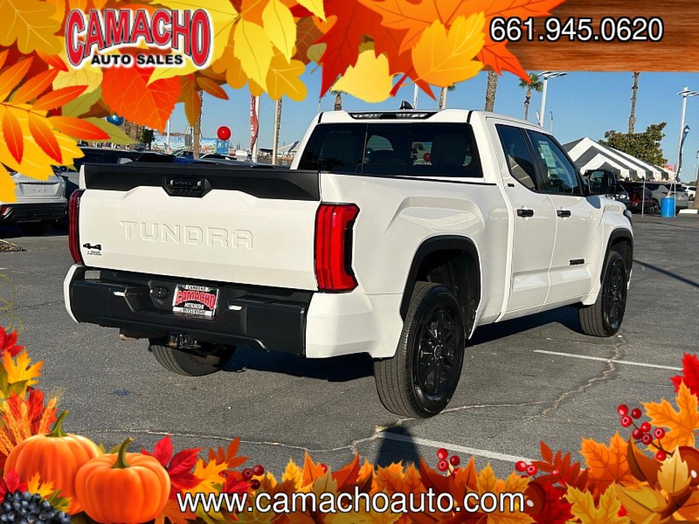 2024 WHITE Toyota Tundra 4WD (5TFLA5DA1RX) with an V6 Twin Turbo 3.4 Liter engine, Automatic 10-Spd transmission, located at 412 Auto Vista Drive, Palmdale, CA, 93551, (661) 945-0620, 34.592636, -118.136681- Photo#2