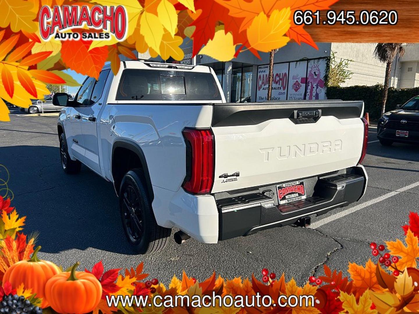 2024 WHITE Toyota Tundra 4WD (5TFLA5DA1RX) with an V6 Twin Turbo 3.4 Liter engine, Automatic 10-Spd transmission, located at 412 Auto Vista Drive, Palmdale, CA, 93551, (661) 945-0620, 34.592636, -118.136681- Photo#4