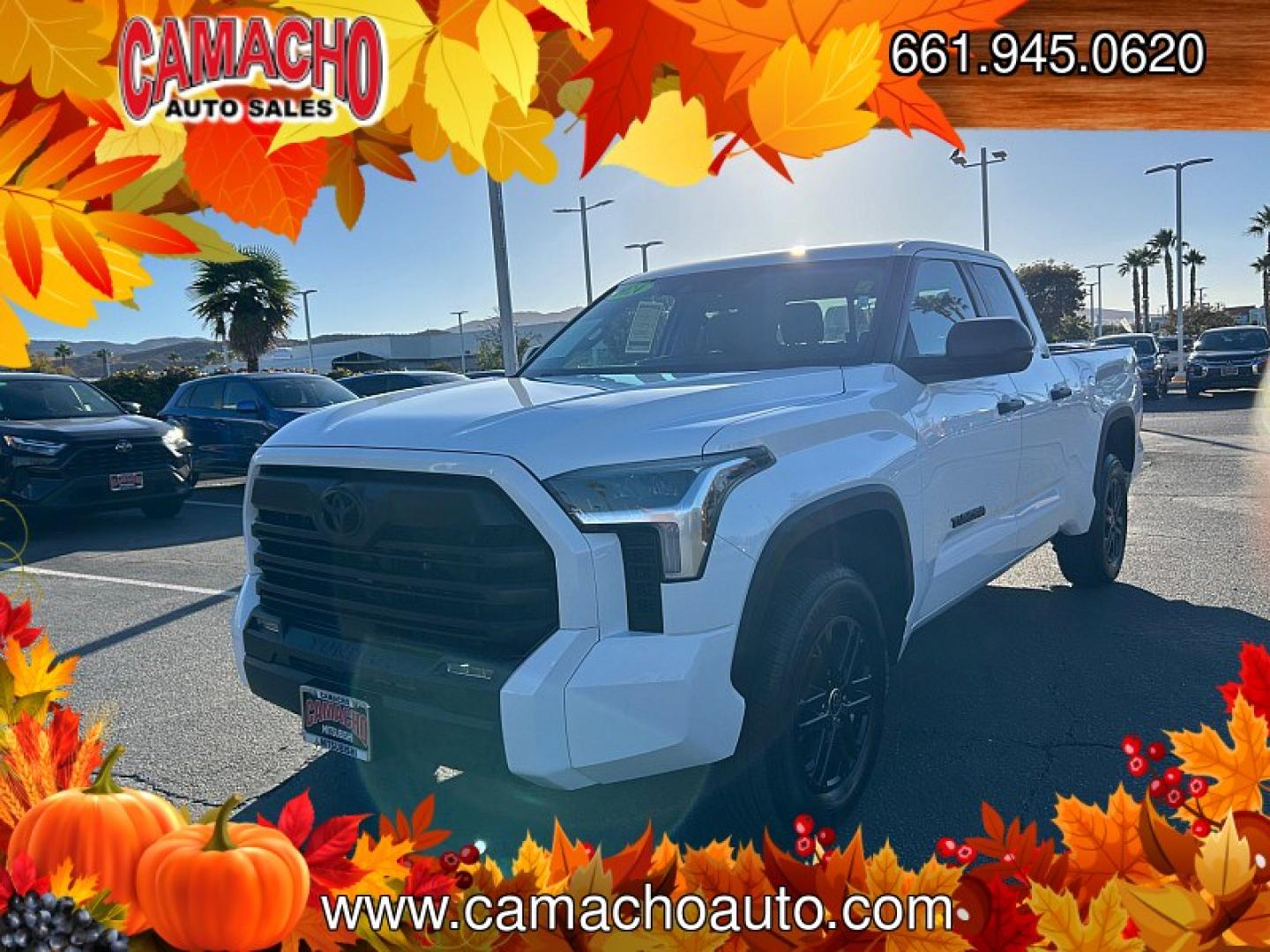 2024 WHITE Toyota Tundra 4WD (5TFLA5DA1RX) with an V6 Twin Turbo 3.4 Liter engine, Automatic 10-Spd transmission, located at 412 Auto Vista Drive, Palmdale, CA, 93551, (661) 945-0620, 34.592636, -118.136681- Photo#6