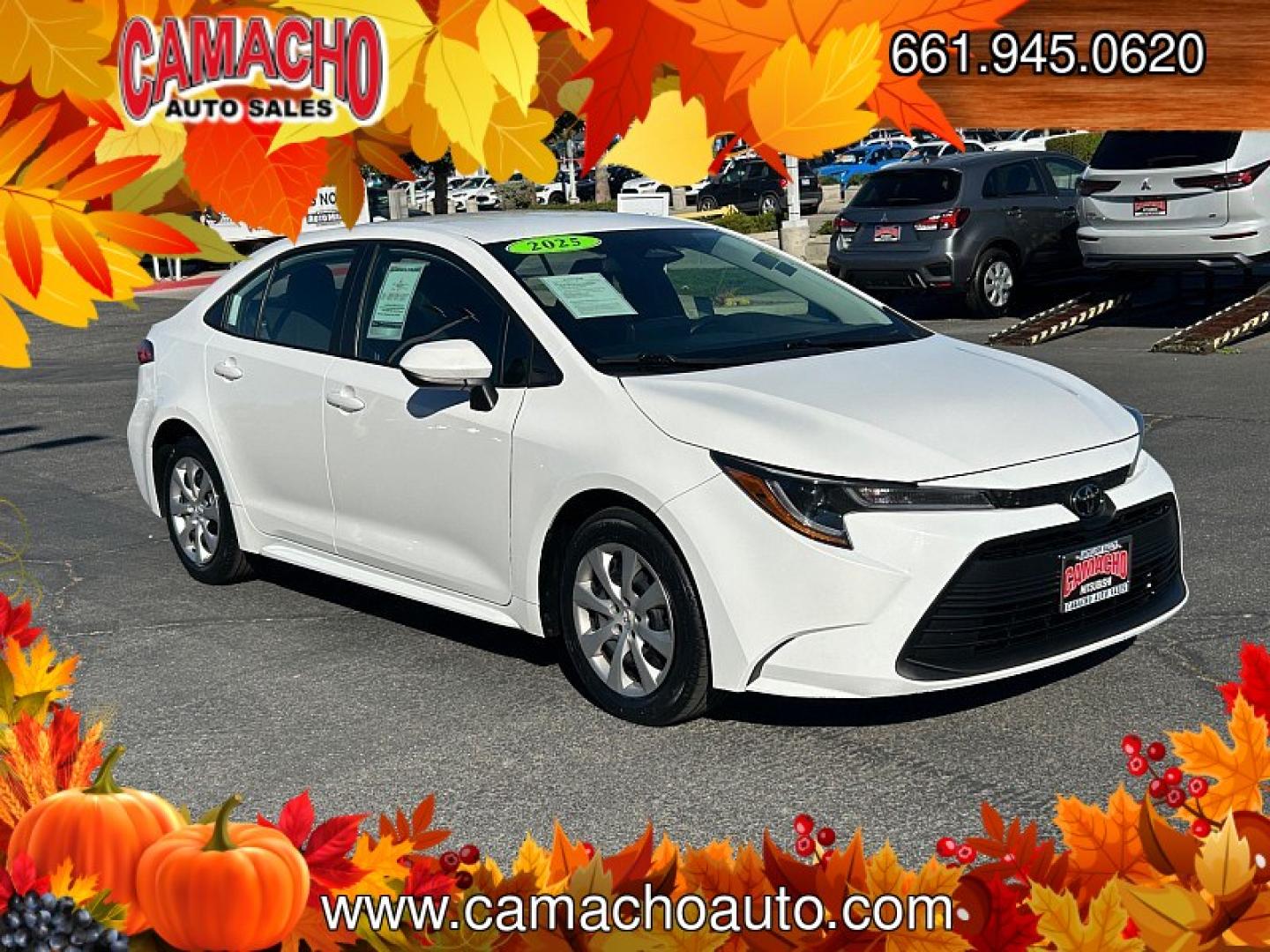 2025 White Toyota Corolla (5YFB4MDE2SP) with an 4-Cyl 2.0 Liter engine, Automatic CVT transmission, located at 412 Auto Vista Drive, Palmdale, CA, 93551, (661) 945-0620, 34.592636, -118.136681- Photo#0