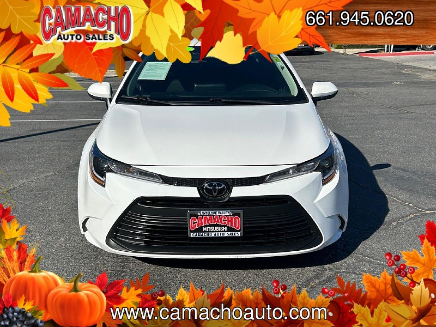 2025 White Toyota Corolla (5YFB4MDE2SP) with an 4-Cyl 2.0 Liter engine, Automatic CVT transmission, located at 412 Auto Vista Drive, Palmdale, CA, 93551, (661) 945-0620, 34.592636, -118.136681- Photo#1