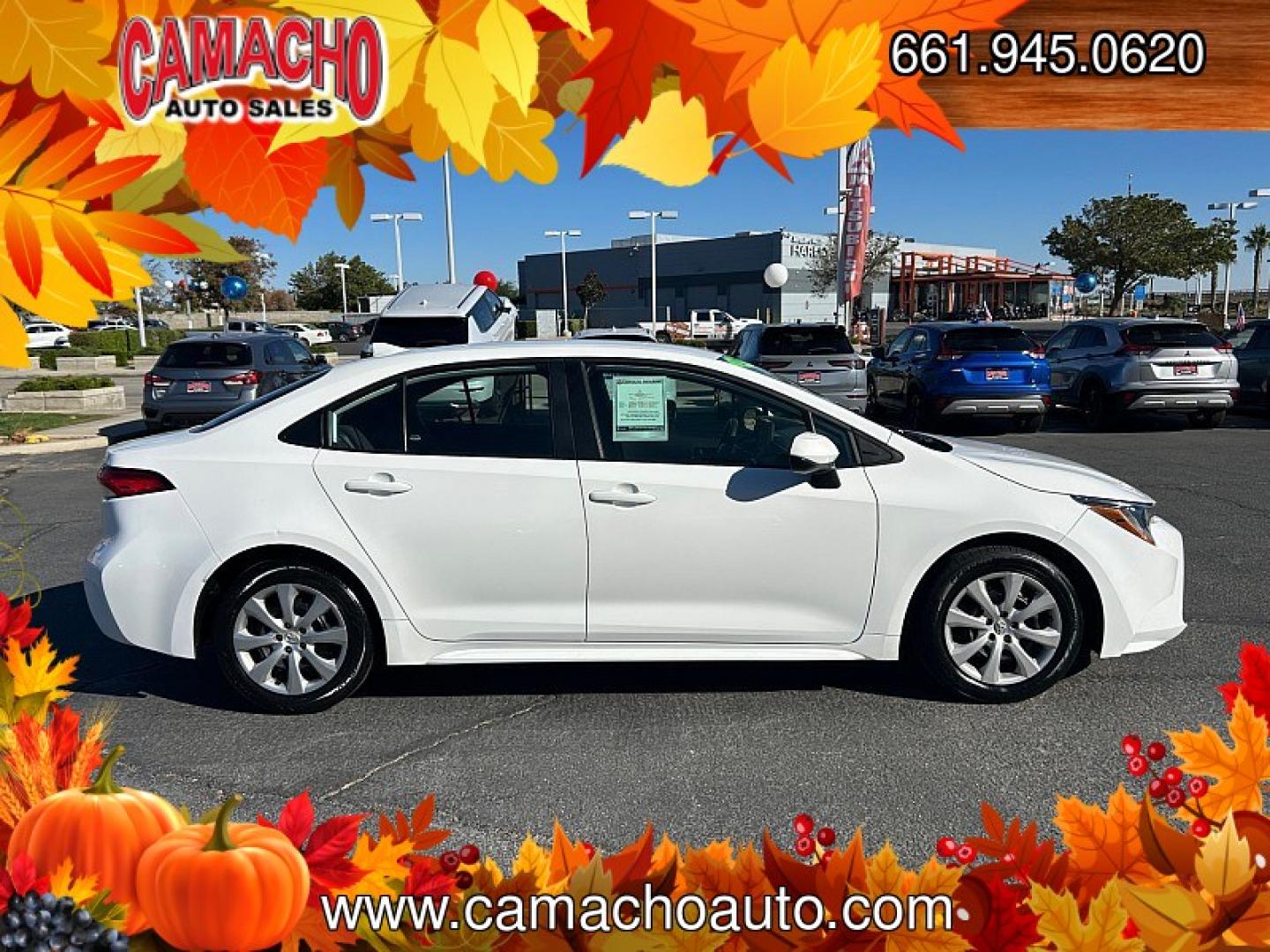 2025 White Toyota Corolla (5YFB4MDE2SP) with an 4-Cyl 2.0 Liter engine, Automatic CVT transmission, located at 412 Auto Vista Drive, Palmdale, CA, 93551, (661) 945-0620, 34.592636, -118.136681- Photo#9