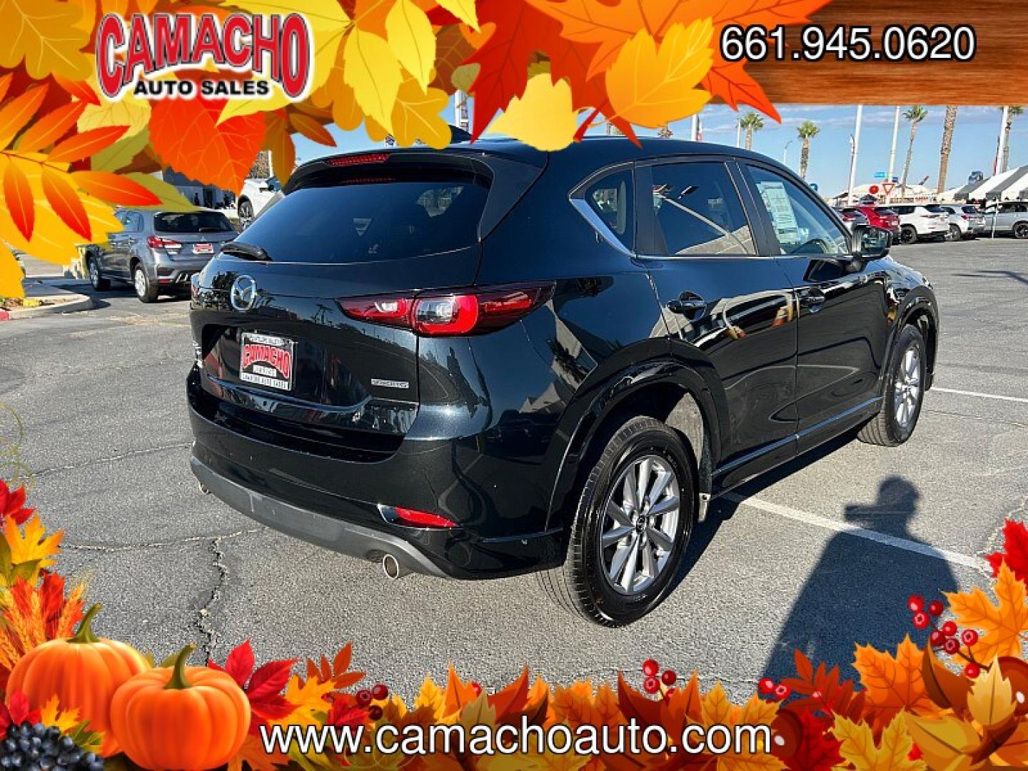 2025 Black Mazda CX-5 (JM3KFBBLXS0) with an 4-Cyl 2.5 Liter engine, Automatic 6-Spd transmission, located at 412 Auto Vista Drive, Palmdale, CA, 93551, (661) 945-0620, 34.592636, -118.136681- Photo#2