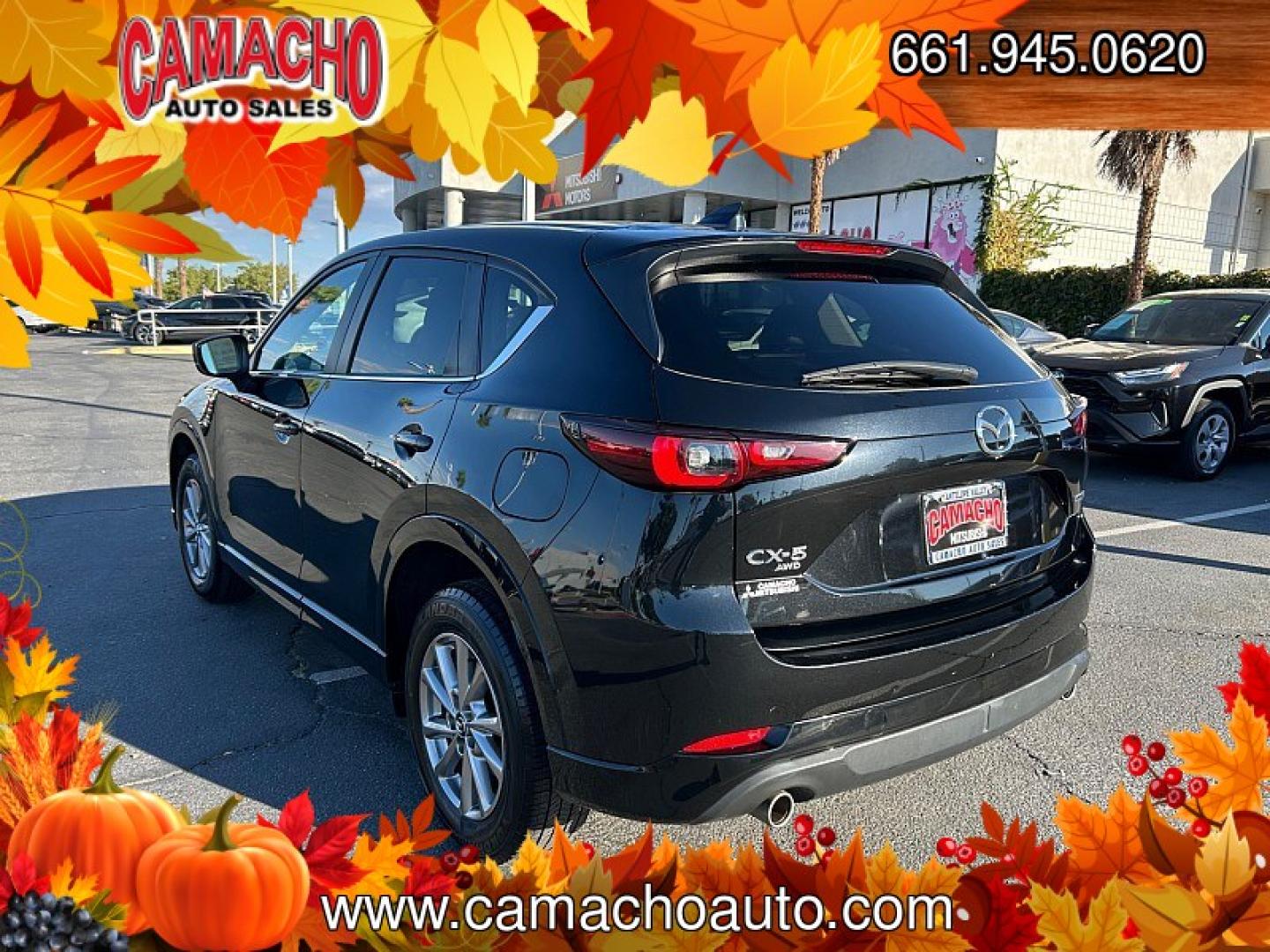 2025 Black Mazda CX-5 (JM3KFBBLXS0) with an 4-Cyl 2.5 Liter engine, Automatic 6-Spd transmission, located at 412 Auto Vista Drive, Palmdale, CA, 93551, (661) 945-0620, 34.592636, -118.136681- Photo#4