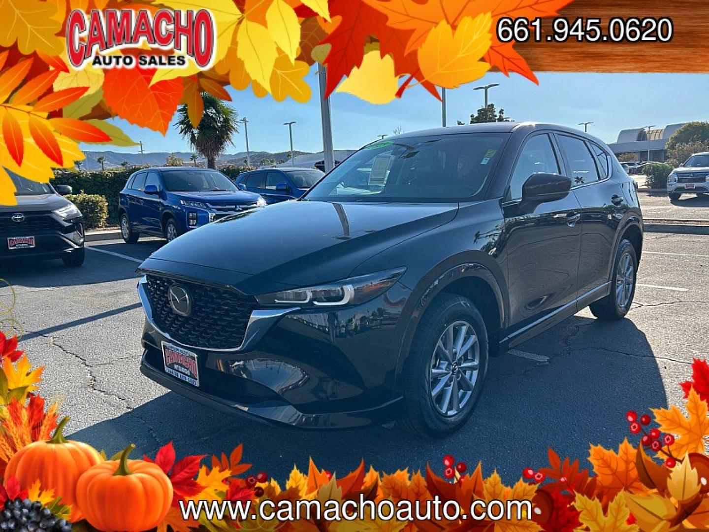 2025 Black Mazda CX-5 (JM3KFBBLXS0) with an 4-Cyl 2.5 Liter engine, Automatic 6-Spd transmission, located at 412 Auto Vista Drive, Palmdale, CA, 93551, (661) 945-0620, 34.592636, -118.136681- Photo#6