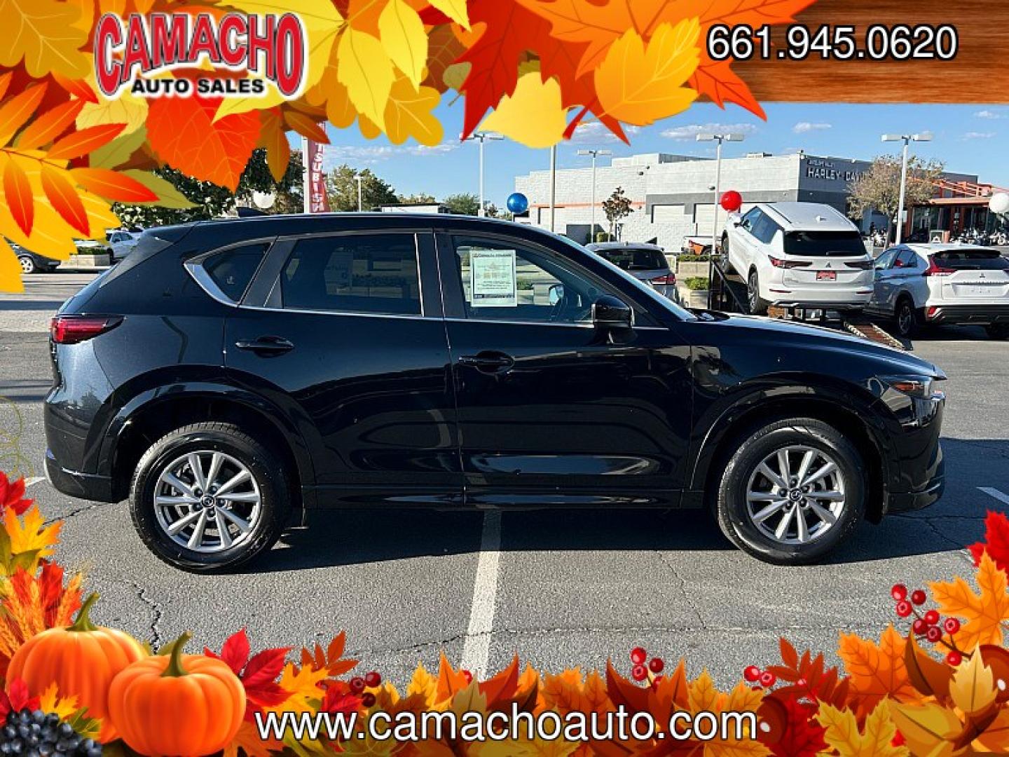2025 Black Mazda CX-5 (JM3KFBBLXS0) with an 4-Cyl 2.5 Liter engine, Automatic 6-Spd transmission, located at 412 Auto Vista Drive, Palmdale, CA, 93551, (661) 945-0620, 34.592636, -118.136681- Photo#10