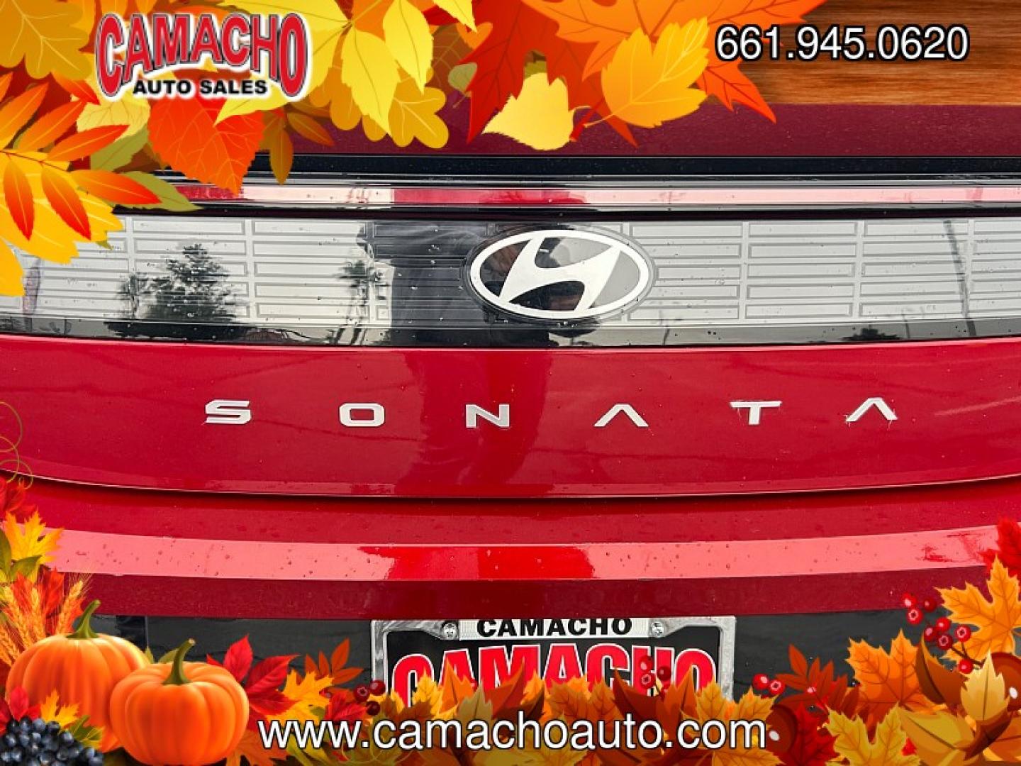 2025 RED Hyundai Sonata (KMHL64JA8SA) with an 4-Cyl 2.5 Liter engine, Automatic 8-Spd transmission, located at 412 Auto Vista Drive, Palmdale, CA, 93551, (661) 945-0620, 34.592636, -118.136681- Photo#12